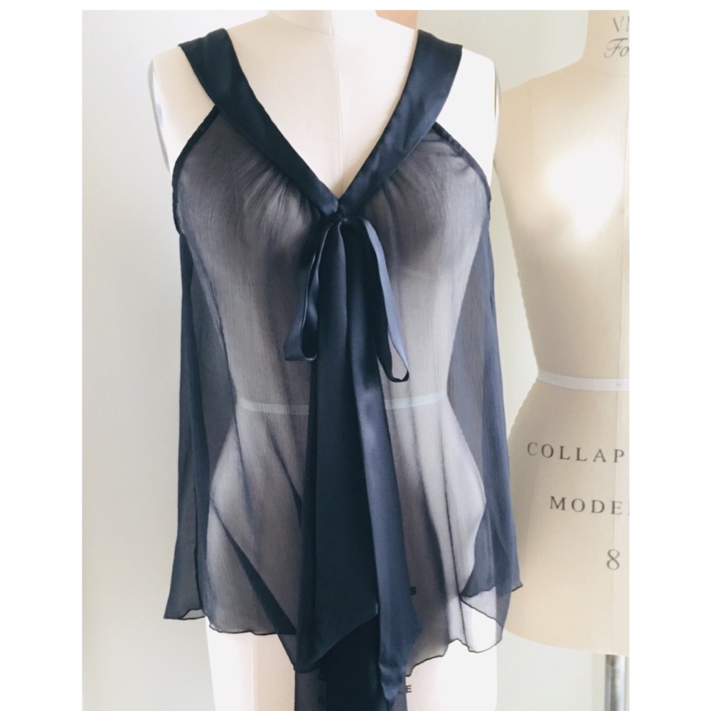 🌟Samantha Chang Silk Georgette Lila Babydoll🌟